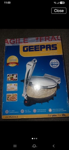 Geepas roti tortilla - roti, maker