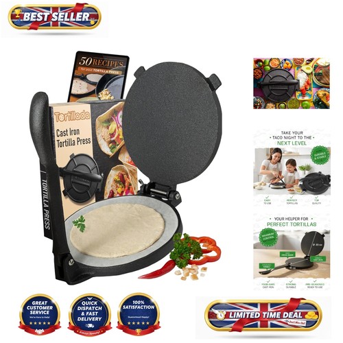 20cm cast iron tortilla press - 20cm,