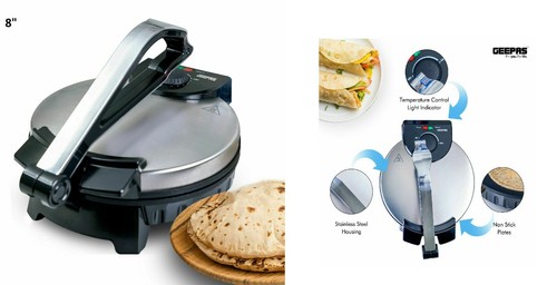 Geepas electric chapati - 8",